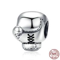 Sterling Silver Beads, 925 Sterling Silver, Boxing Glove, oxidation, DIY 