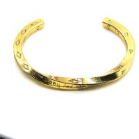 Zinc Alloy Cuff Bangle, plated, for man nickel, lead & cadmium free, 50mm Approx 7.5 Inch 
