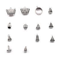 Zinc Alloy Bail Beads, antique silver color plated 
