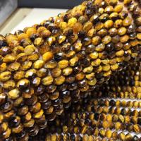 Tiger Eye Beads, polished & faceted Approx 38 Inch 