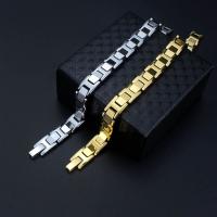 Stainless Steel Chain Bracelets, plated, fashion jewelry & for woman 9mm Approx 7.87 Inch 
