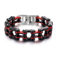 Stainless Steel Bracelet, plated, fashion jewelry & for man, 16mm Approx 8.85 Inch 