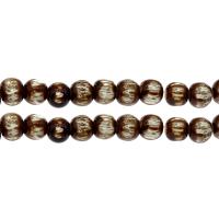 Porcelain Bead, fashion jewelry & DIY, brown Approx 3mm 