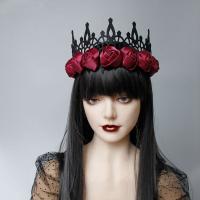 Feutre Bandeau, avec ruban de satin, Bijoux d'Halloween & pour femme, noir et rouge Vendu par PC