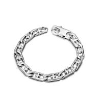 Titanium Steel Bracelet, polished, fashion jewelry & punk style & Unisex, 8.1mm .8 Inch 