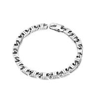 Titanium Steel Bracelet, polished, fashion jewelry & punk style & Unisex, 5.5mm 
