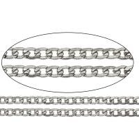 Stainless Steel Chain Jewelry, original color, 6*2mm 
