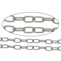 Stainless Steel Chain Jewelry, original color, 14*8mm 