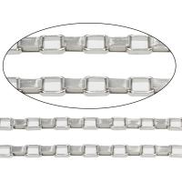 Stainless Steel Chain Jewelry, original color, 6*3.5mm 