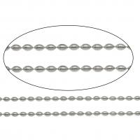 Stainless Steel Ball Chain, original color, 3mm 