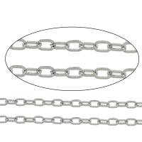 Stainless Steel Chain Jewelry, original color, 5*1mm 