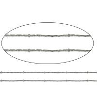 Stainless Steel Chain Jewelry, original color, 1.5mm,1mm 