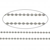 Stainless Steel Ball Chain, original color, 4mm 