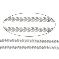 Stainless Steel Chain Jewelry, arrowhead, original color, 6.5*1mm 