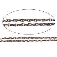Stainless Steel Chain Jewelry, colorful plated, 2.5mm 
