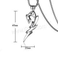 Stainless Steel Pendants, fashion jewelry & DIY, original color 