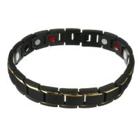 Stainless Steel Bracelet, plated, fashion jewelry & for man, 12mm Approx 8.5 Inch 