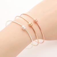 Stainless Steel Bangle, Adjustable & fashion jewelry & for woman 6.5cm 