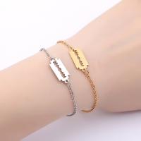 Stainless Steel Chain Bracelets, fashion jewelry & Unisex 16+5cm 