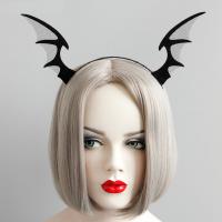 Filz Haarband, mit Eisen, Halloween Schmuck & für Frau, schwarz, 310x190x5mm, verkauft von PC