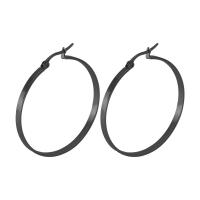 Edelstahl Hoop Ohrringe, plattiert, unisex & verschiedene Größen vorhanden, keine, 4PaarePärchen/Tasche, verkauft von Tasche
