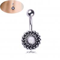 Stainless Steel Belly Ring, hypo allergic & for woman 