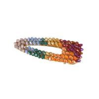 Alligator Hair Clip, Rhinestone, with Zinc Alloy, fashion jewelry & for woman, multi-colored 