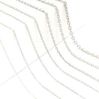 Нержавеющая сталь свитер цепи ожерелье, Нержавеющая сталь 304, Другое покрытие, ювелирные изделия моды & разный размер для выбора & Женский, оригинальный цвет, 100м/Лот, продается Лот