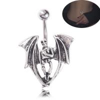 Stainless Steel Belly Ring, with Zinc Alloy, fashion jewelry & for woman 