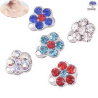 316L Stainless Steel Dermal Anchor, with Cubic Zirconia, Flower, fashion jewelry & for woman 