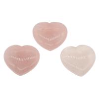 розовый кварц подвеска, Форма плоского сердца, разный размер для выбора, розовый, продается PC
