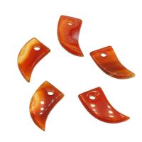 Red Agate Pendants, random style & fashion jewelry & DIY, 41*24*7.5mm-40*23*5.5mm Approx 6mm 
