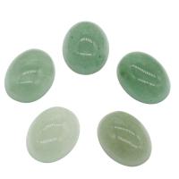 Grüner Aventurin Cabochon, verschiedene Größen vorhanden, grün, 5PCs/Tasche, verkauft von Tasche