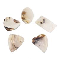 Lace Agate Pendants, random style, 40*37*6mm-46*27*6mm Approx 1.8mm 