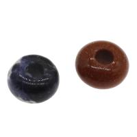 Gemstone Large Hole Bead, Abacus, DIY 12*7.5mm Approx 4mm 