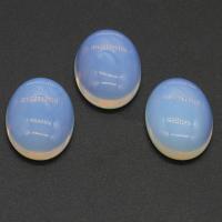Piedra lunar cabujón, Azul Celeste, 24x17x6.5mm, 5PCs/Bolsa, Vendido por Bolsa