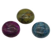 Волшебный камень кабошон, Плоская круглая форма, Много цветов для выбора, 20*7.5mm, 5ПК/сумка, продается сумка