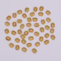 Composants de bijoux en laiton, Lettre O, Mini & creux, couleur originale Environ Vendu par sac