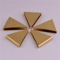 Brass Jewelry Finding, Triangle, original color 