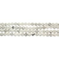 Natural White Turquoise Beads, Round Approx 1mm Approx 15 Inch 