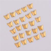 Animal Brass Pendants, Butterfly, original color Approx 1mm 