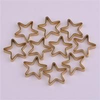 Brass Star Pendants, laiton, étoile, creux, couleur originale Environ 1.5mm Vendu par sac