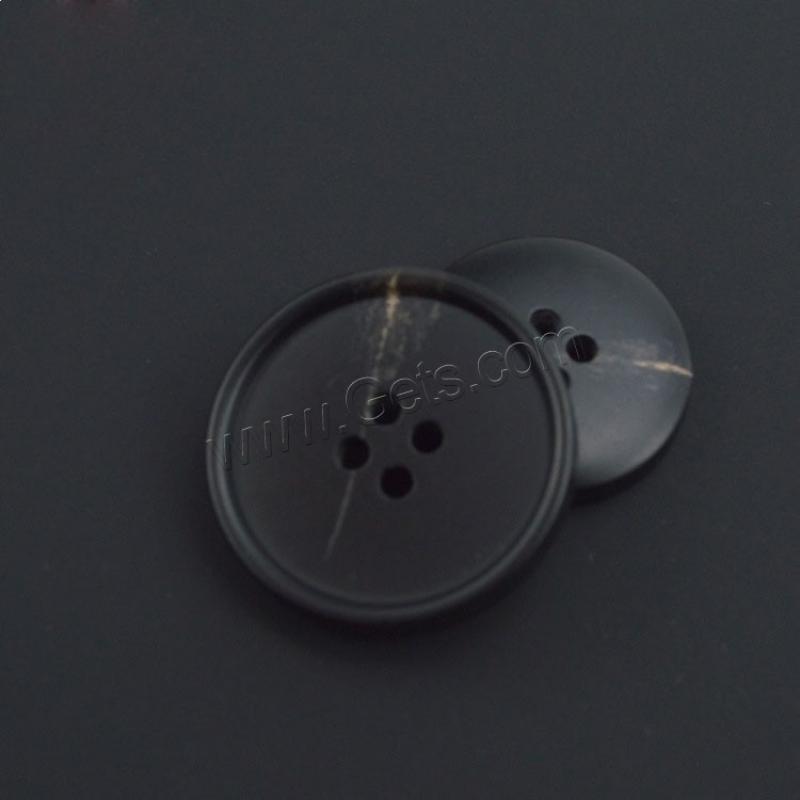 Botón de resina de 4 agujeros, diverso tamaño para la opción, más colores para la opción, Vendido por UD