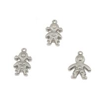 Stainless Steel Animal Pendants, Girl, original color Approx 1mm 