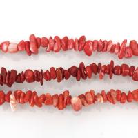 Natürliche Korallen Perlen, Koralle, keine, 2-6x6-14x5-15mm, Bohrung:ca. 1mm, Länge:ca. 33 ZollInch, ca. 253PCs/Strang, verkauft von Strang