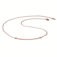 Titanium Steel Jewelry Necklace, with 5cm extender chain, plated, fashion jewelry & oval chain & for woman Approx 15.75 Inch 