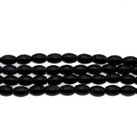 Blue Goldstone Beads, black, 8*6mm Approx 0.5mm, Approx 