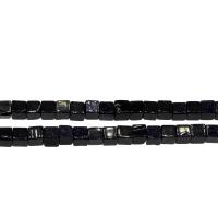 Blue Goldstone Beads,  Square, black, 5mm Approx 0.5mm, Approx 