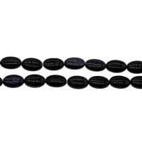 Blue Goldstone Beads, DIY, black Approx 0.5mm, Approx 