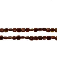 Goldstone Beads, Squaredelle, henna, 6*3mm-8*4mm Approx 0.5mm, Approx 